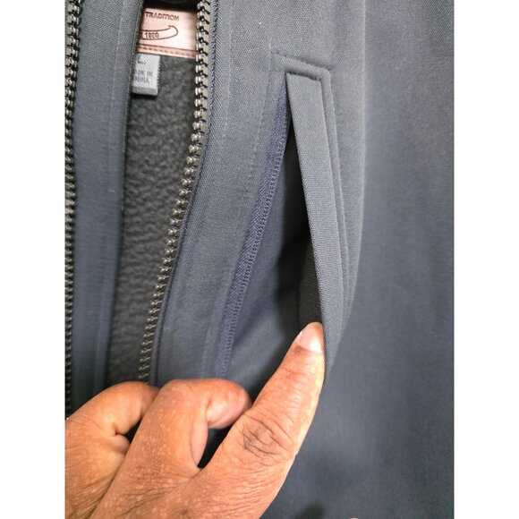 Rugged Elements Men's Canvas Full Swing Steel Jacket With Hood & Zipper Closure - Picture 5 of 10